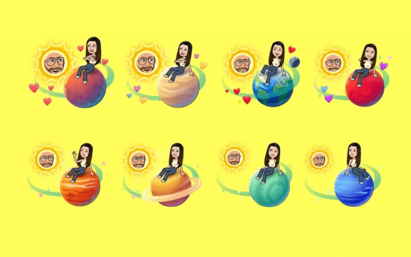 Snapchat Planets and its Solar System Order